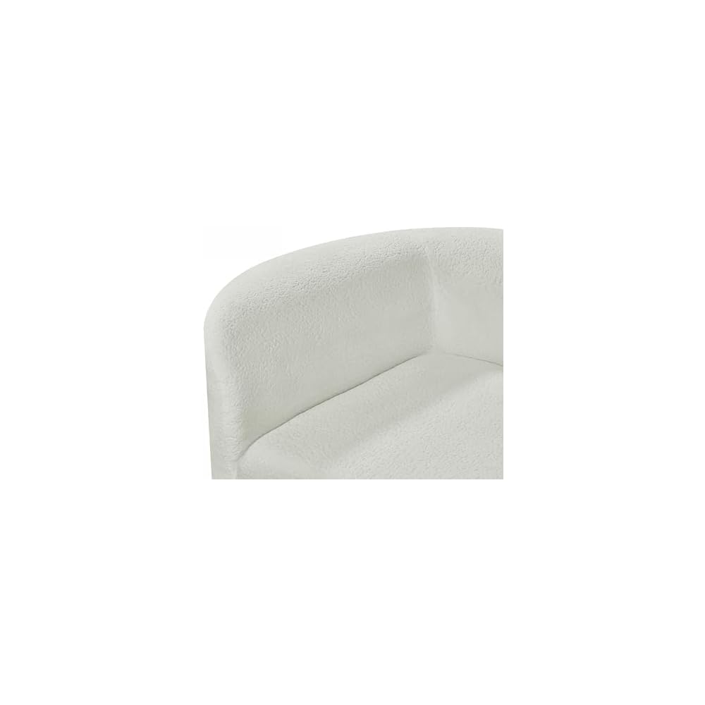 GDFStudio 116" Modern Curved Sectional Sofa With Chaise Lounge, Pearl Upholstered Fully Compressed Sponge Couch, 2 Pcs Set, Right Hand Facing, Fully Assembled Lounge Seating For Living Room, Beige