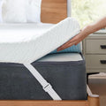 PERLECARE Twin XL 3 inch Cooling Mattress Topper with Bamboo Cover